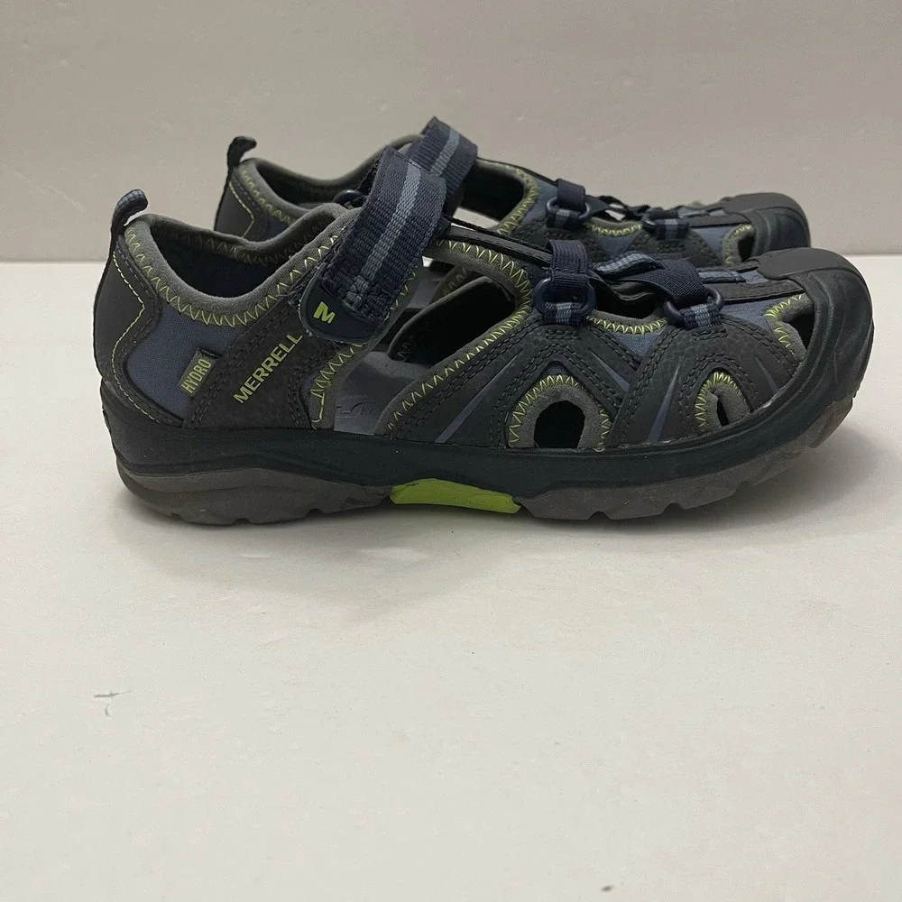 Merrell Kids Hydro Hiker Waterproof Sandals Navy Green 4M Outdoor Play